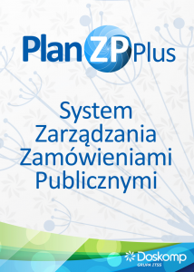 System do zarządzania zamówieniami publicznymi